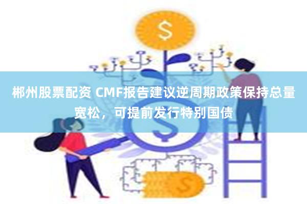 郴州股票配资 CMF报告建议逆周期政策保持总量宽松，可提前发行特别国债