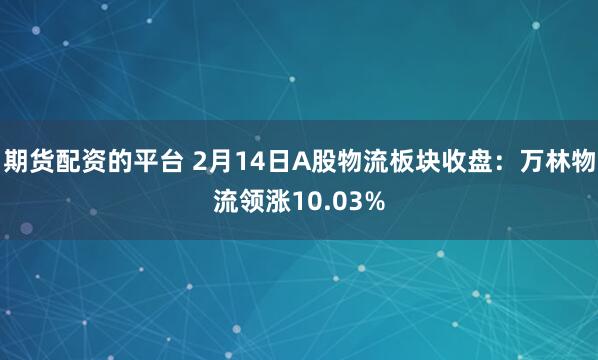 期货配资的平台 2月14日A股物流板块收盘：万林物流领涨10.03%